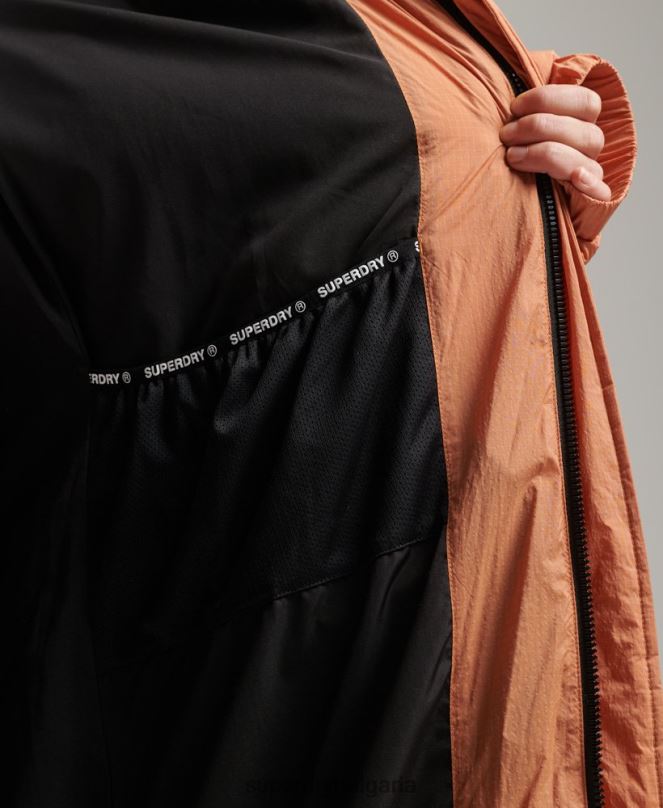 Superdry облекло N00H5506 оранжево Жени пухено яке с парагади ripstop