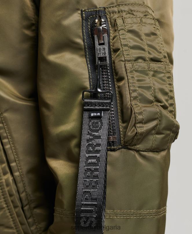 Superdry облекло N00H5508 зелено Жени енергийно бомбър яке ma2