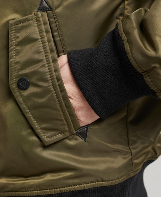 Superdry облекло N00H5508 зелено Жени енергийно бомбър яке ma2