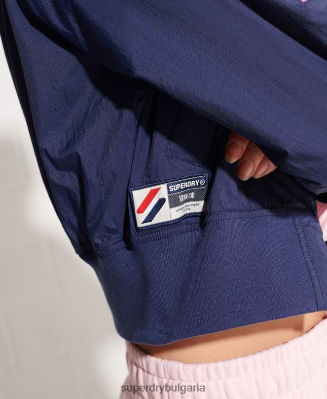 Superdry облекло N00H5510 военноморски флот Жени кодово енергийно яке sd-windrunner