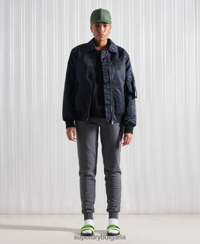 Superdry облекло N00H5523 военноморски флот Жени енергийно бомбър яке ma2
