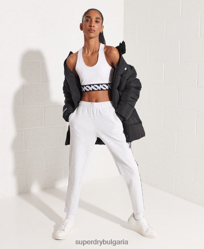 Superdry облекло N00H5527 черен Жени спортно пухено яке с парагади