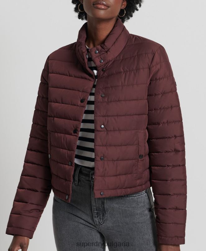 Superdry облекло N00H5535 червен Жени фуджи яке