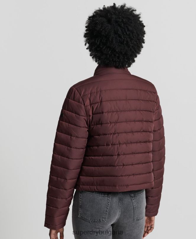 Superdry облекло N00H5535 червен Жени фуджи яке
