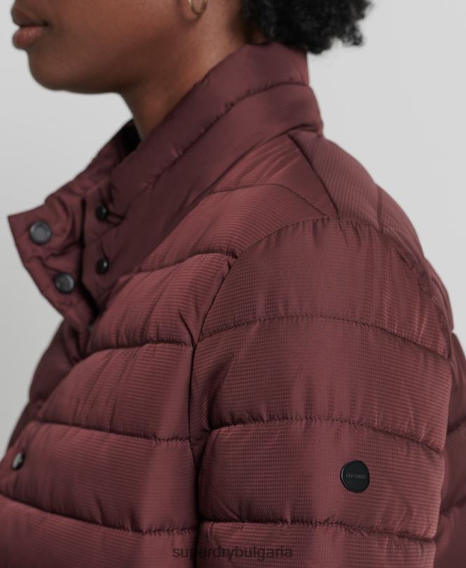 Superdry облекло N00H5535 червен Жени фуджи яке