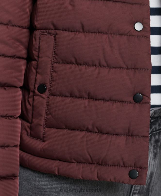Superdry облекло N00H5535 червен Жени фуджи яке