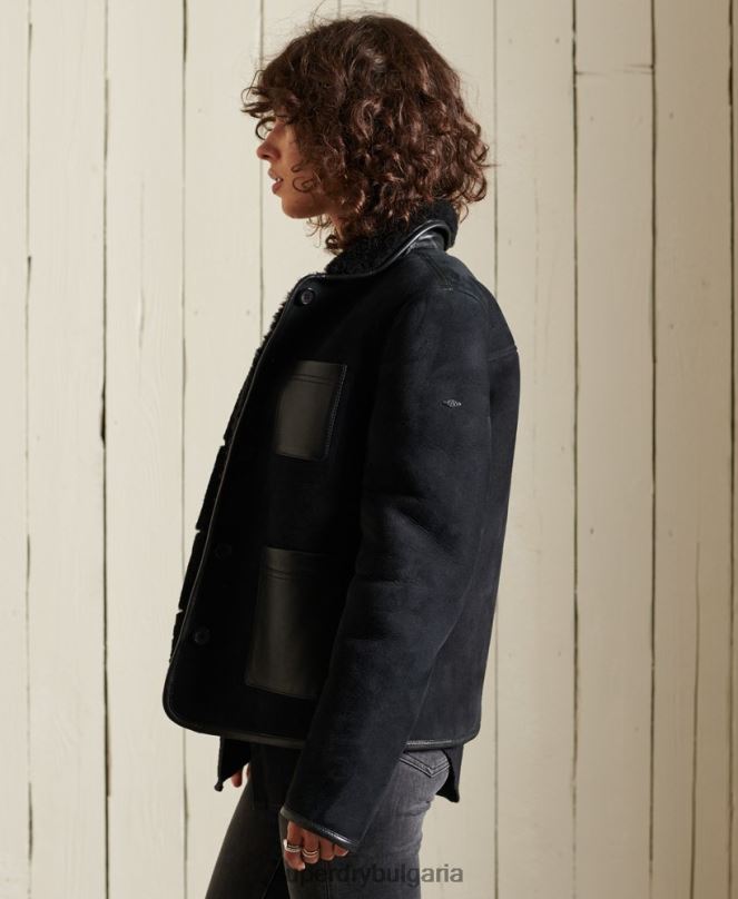 Superdry облекло N00H5546 черен Жени жилетка за работа