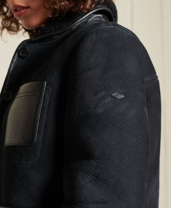 Superdry облекло N00H5546 черен Жени жилетка за работа