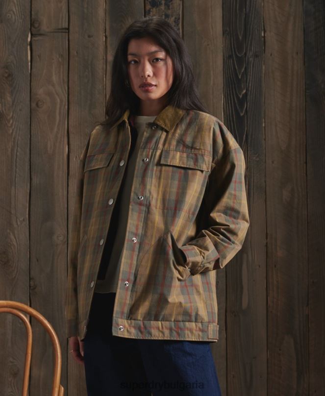 Superdry облекло N00H5549 кафяво Жени ограничено издание сухо яке за круизър