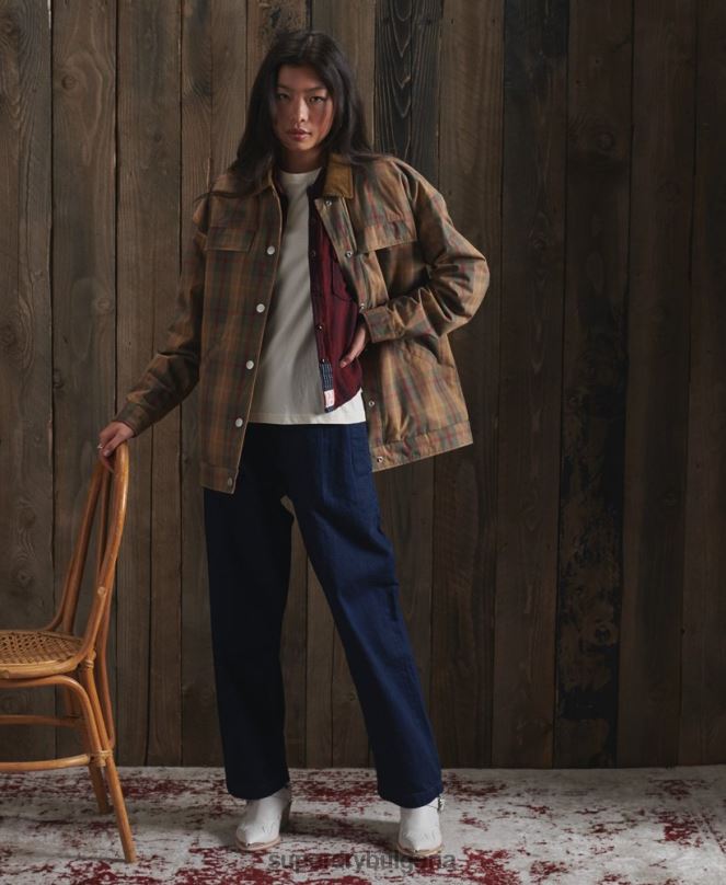 Superdry облекло N00H5549 кафяво Жени ограничено издание сухо яке за круизър