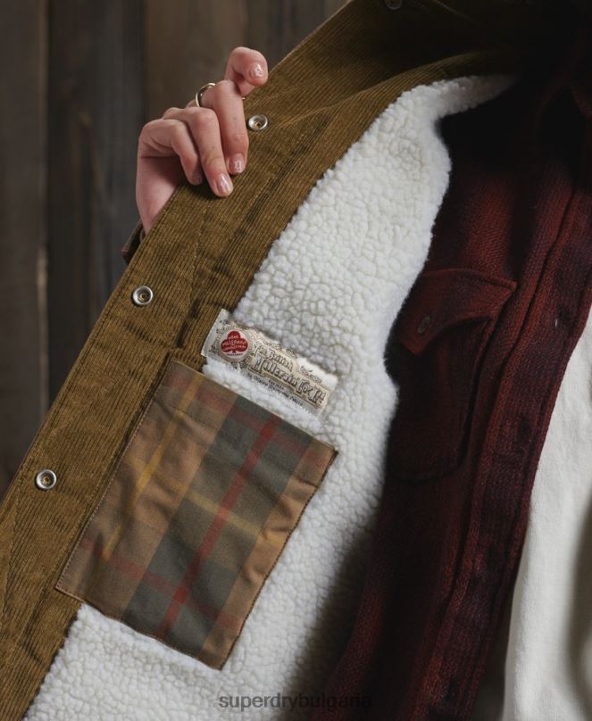 Superdry облекло N00H5549 кафяво Жени ограничено издание сухо яке за круизър