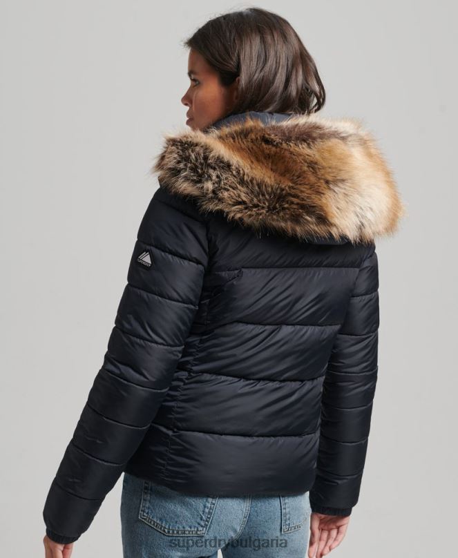 Superdry облекло N00H5559 военноморски флот Жени луксозно яке fuji с планинска качулка