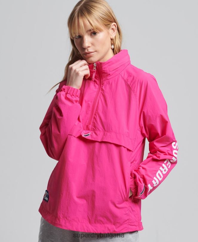 Superdry облекло N00H5560 розово Жени код основни графични разходи