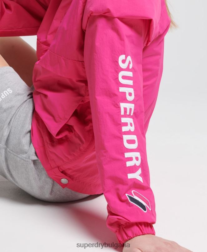 Superdry облекло N00H5560 розово Жени код основни графични разходи