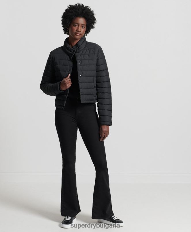 Superdry облекло N00H5574 черен Жени фуджи яке