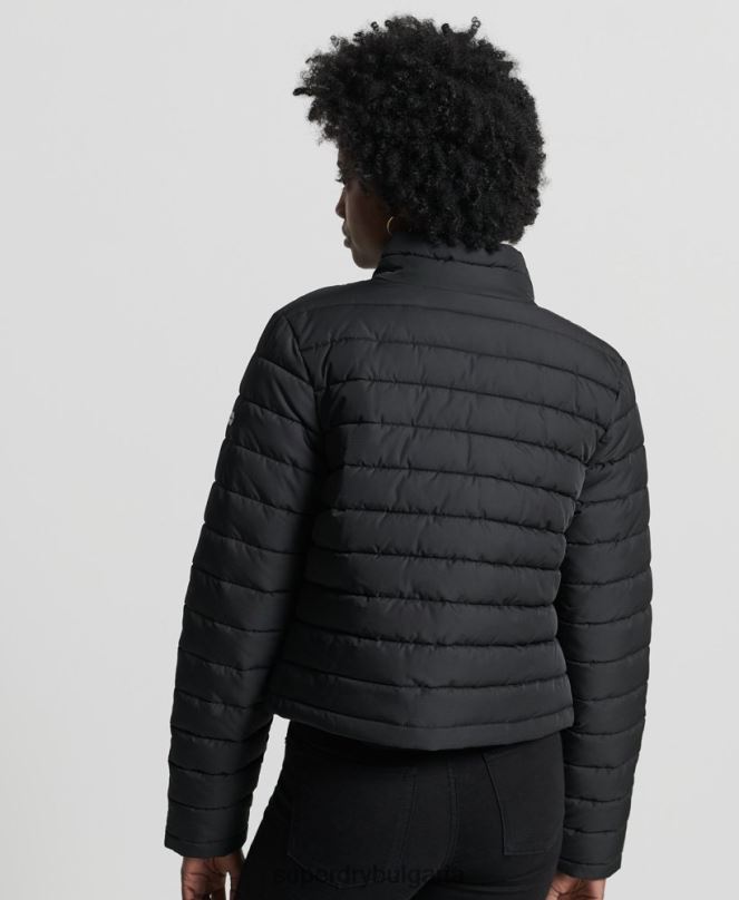 Superdry облекло N00H5574 черен Жени фуджи яке