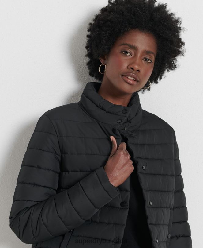 Superdry облекло N00H5574 черен Жени фуджи яке
