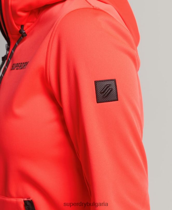 Superdry облекло N00H5597 корал Жени технологично софтшел яке