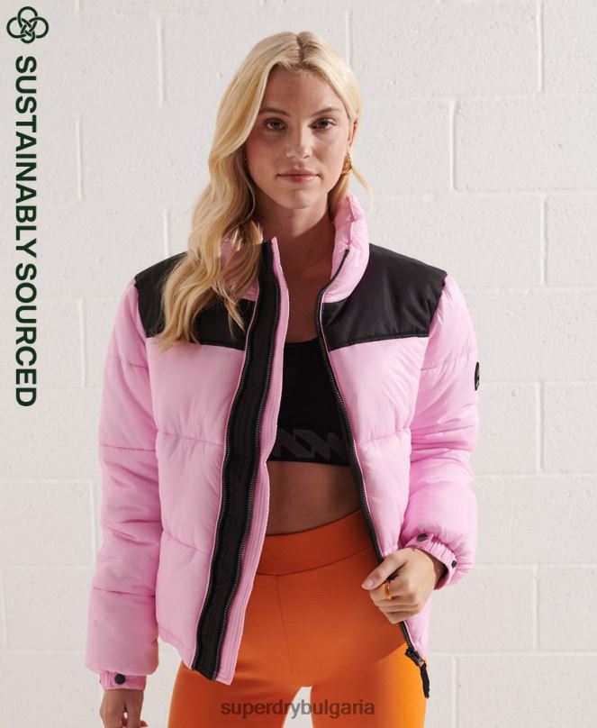 Superdry облекло N00H5601 розово Жени кодово яке