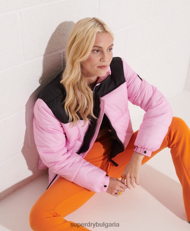 Superdry облекло N00H5601 розово Жени кодово яке