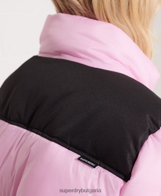 Superdry облекло N00H5601 розово Жени кодово яке