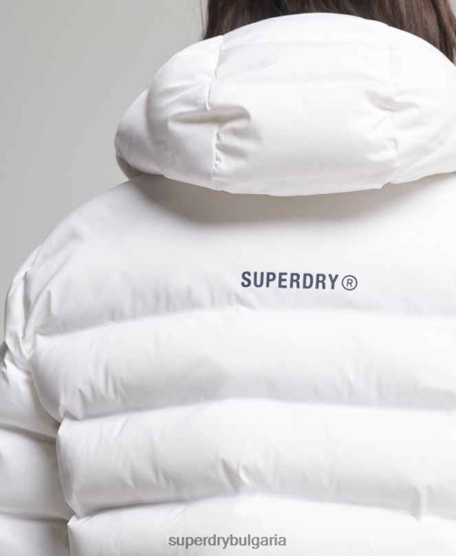 Superdry облекло N00H5603 бяло Жени всесезонно подплатено яке