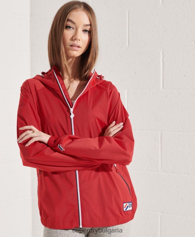 Superdry облекло N00H5604 червен Жени кодово спортно леко яке