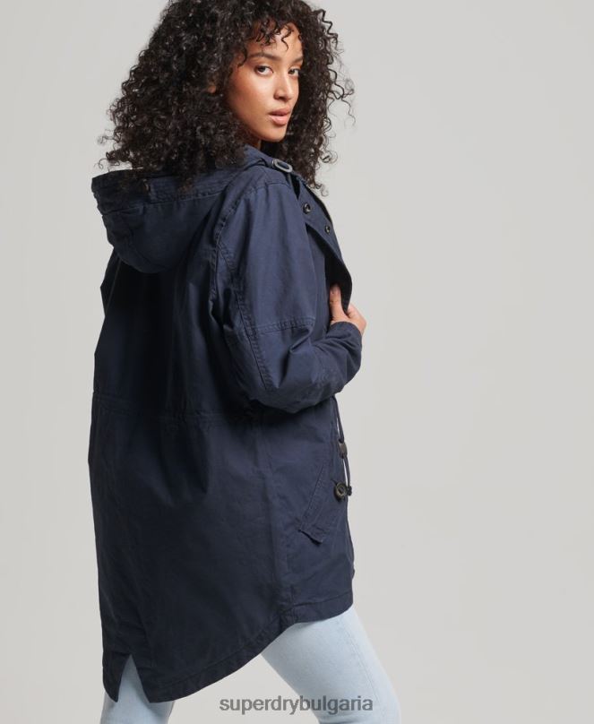 Superdry облекло N00H5609 военноморски флот Жени поле парка