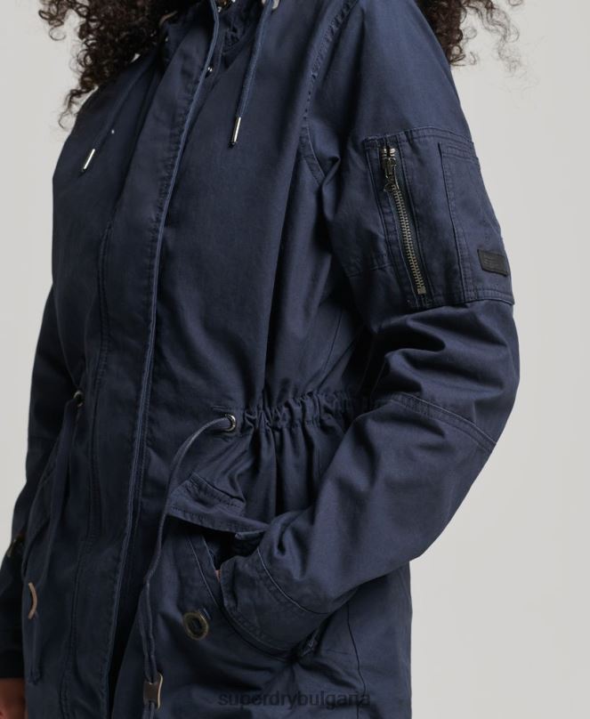 Superdry облекло N00H5609 военноморски флот Жени поле парка