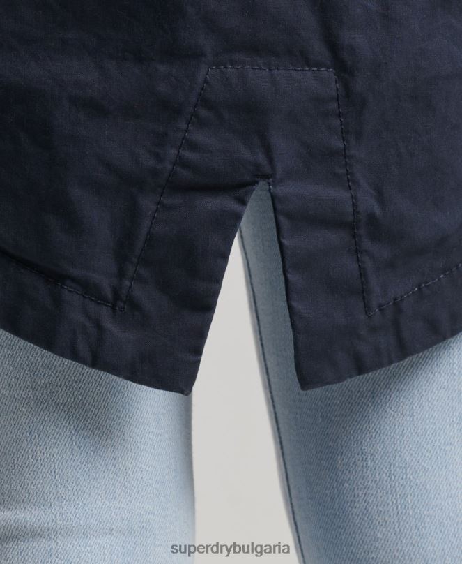 Superdry облекло N00H5609 военноморски флот Жени поле парка