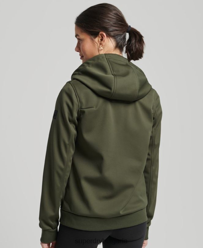 Superdry облекло N00H5614 каки Жени технологично софтшел яке