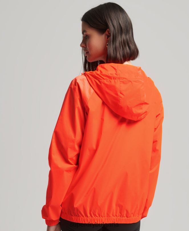 Superdry облекло N00H5619 корал Жени основно леко яке с качулка