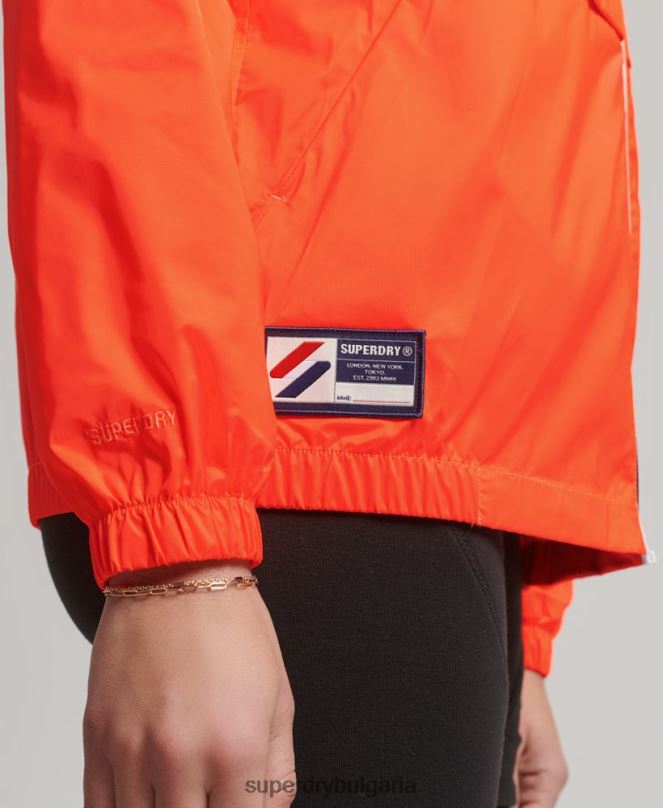 Superdry облекло N00H5619 корал Жени основно леко яке с качулка