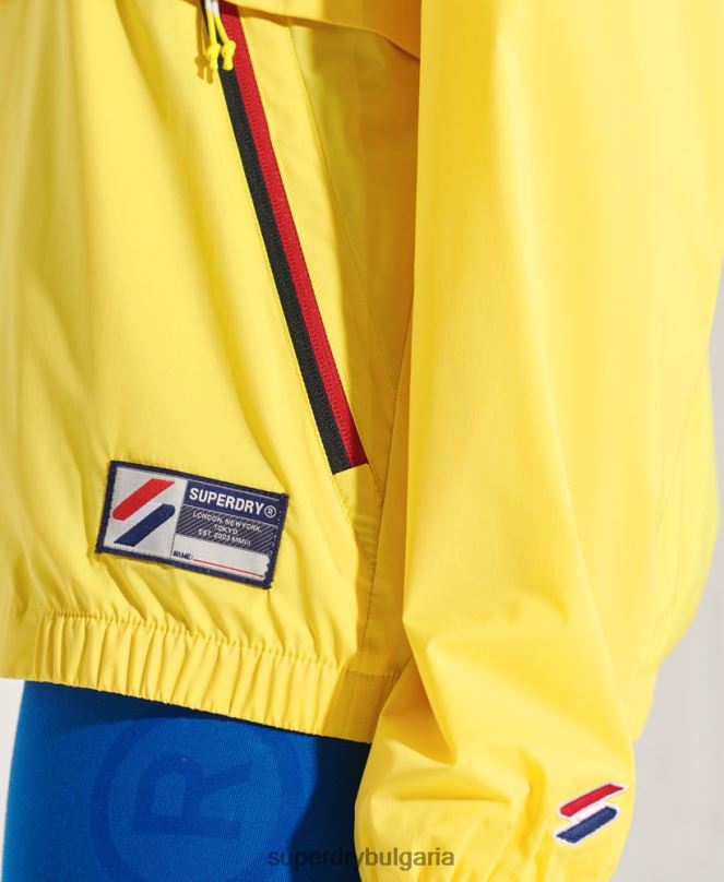 Superdry облекло N00H5637 жълто Жени кодово спортно леко яке