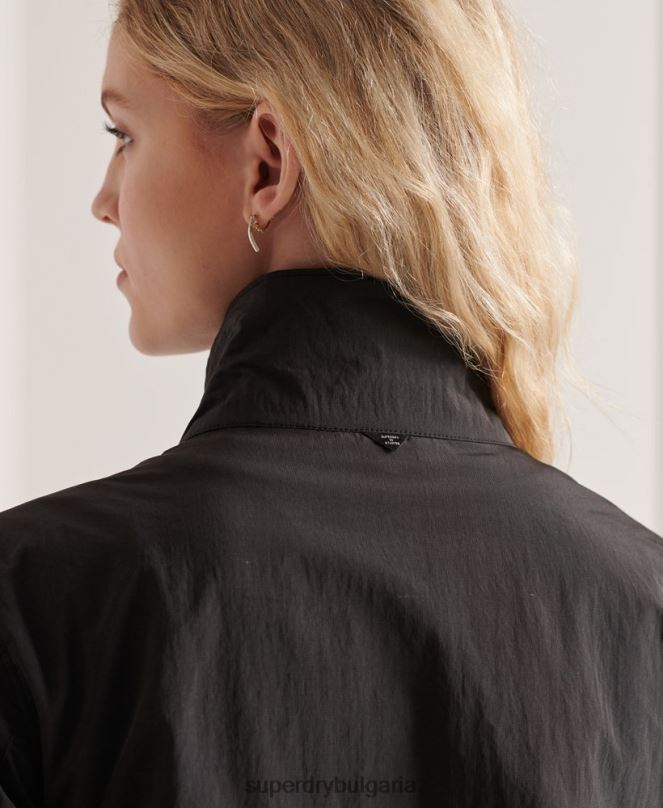 Superdry облекло N00H5641 черен Жени яке ripstop с 6 джоба