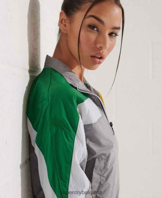 Superdry облекло N00H5645 сиво Жени горна част на долман