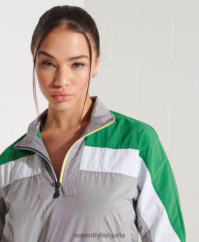 Superdry облекло N00H5645 сиво Жени горна част на долман
