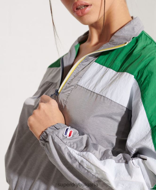 Superdry облекло N00H5645 сиво Жени горна част на долман