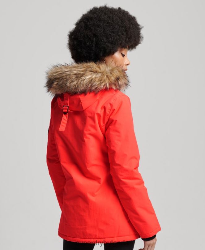 Superdry облекло N00H5648 корал Жени яке еверест парка