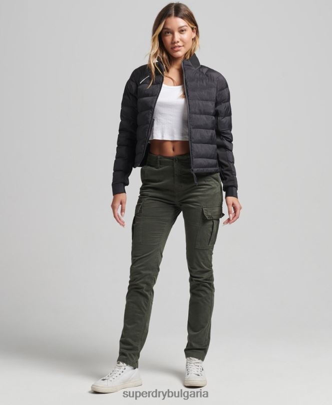 Superdry облекло N00H5650 черен Жени технологично хибридно спортно яке