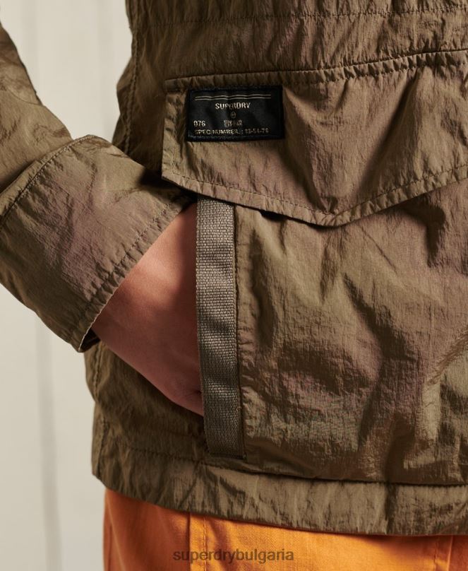 Superdry облекло N00H5657 бежово Жени ново военно яке м65