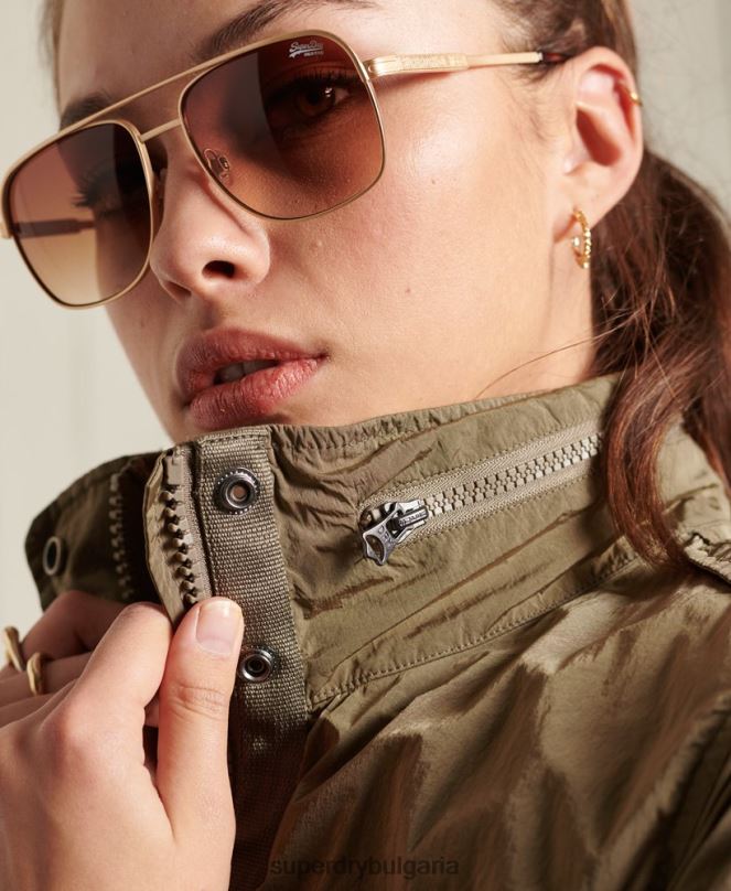 Superdry облекло N00H5657 бежово Жени ново военно яке м65
