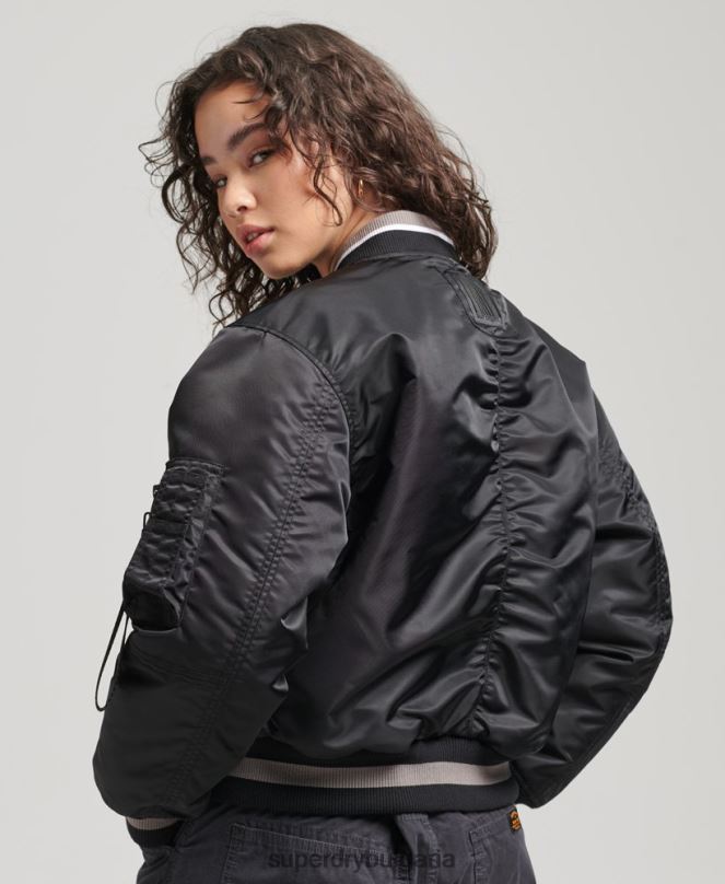 Superdry облекло N00H5661 черен Жени опортюнистично бомбардировъчно яке ma-1