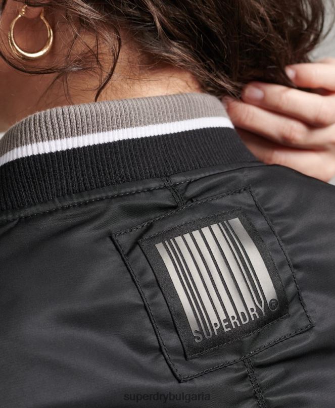 Superdry облекло N00H5661 черен Жени опортюнистично бомбардировъчно яке ma-1