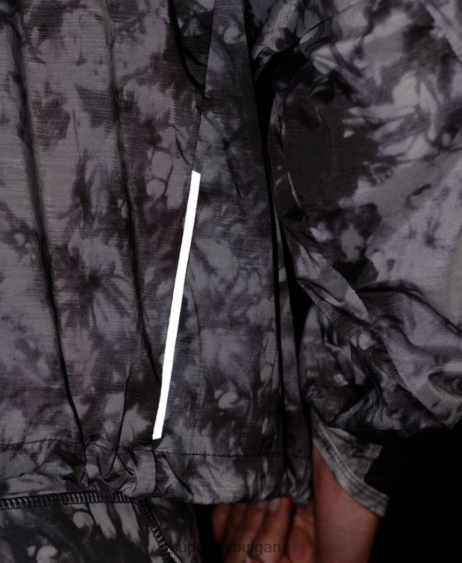 Superdry облекло N00H5665 сиво Жени run лек дъждобран