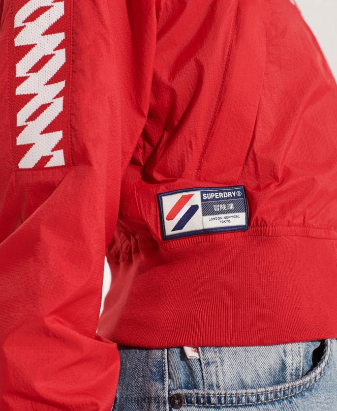 Superdry облекло N00H5670 червен Жени кодово енергийно яке sd-windrunner