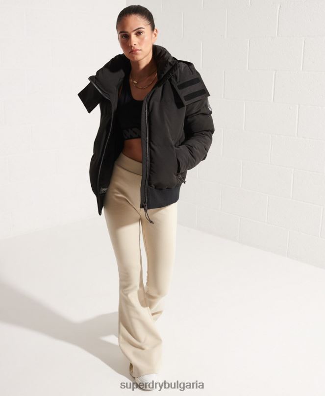 Superdry облекло N00H5673 черен Жени кодово яке еверест бомбър