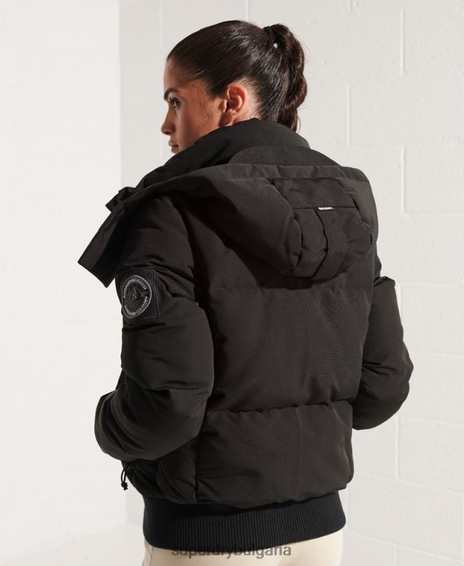 Superdry облекло N00H5673 черен Жени кодово яке еверест бомбър
