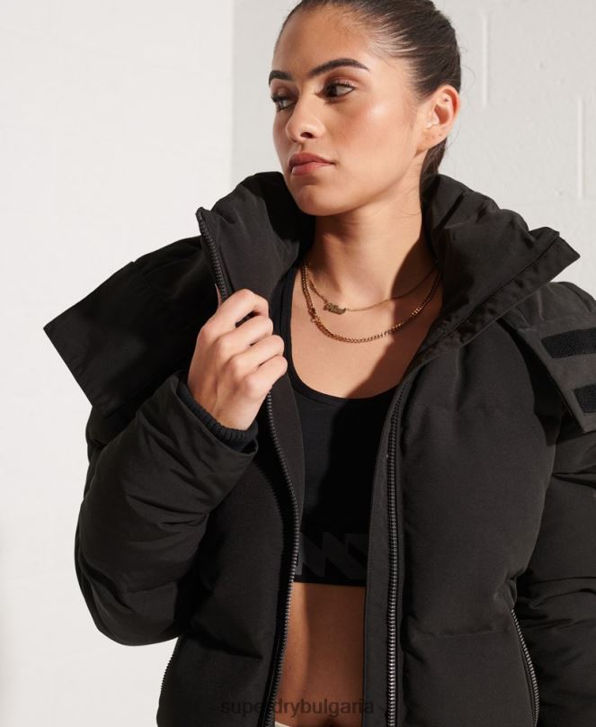 Superdry облекло N00H5673 черен Жени кодово яке еверест бомбър