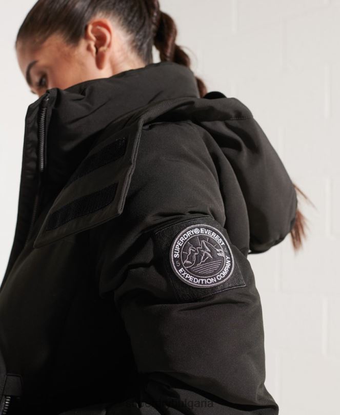 Superdry облекло N00H5673 черен Жени кодово яке еверест бомбър